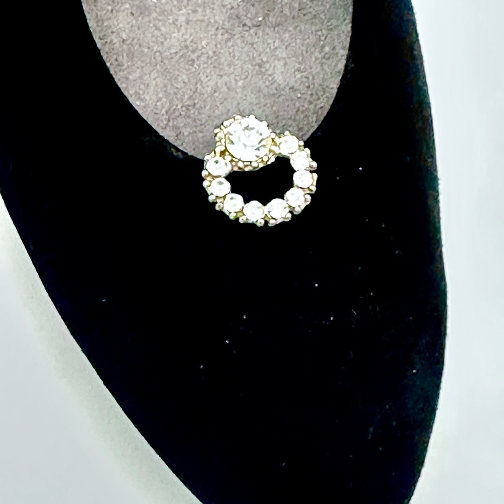 Vintage Rhinestone Shoe Clips - Picture 3 of 6
